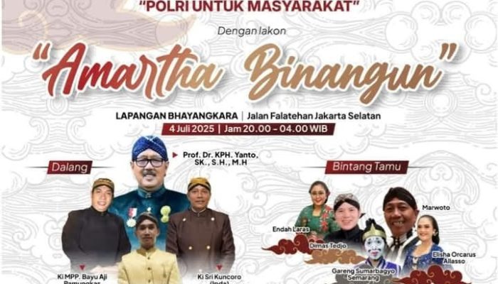 Polda Sulteng, Undang Warga Nobar Wayang Kulit “Amartha Binangun”
