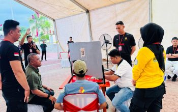 Personil Polres Morut, Lolos Delapan Besar Turnamen Domino Kapolda Sulteng Cup 2025