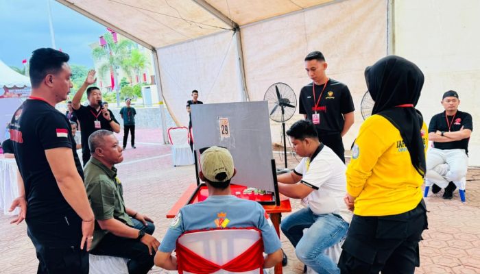 Personil Polres Morut, Lolos Delapan Besar Turnamen Domino Kapolda Sulteng Cup 2025