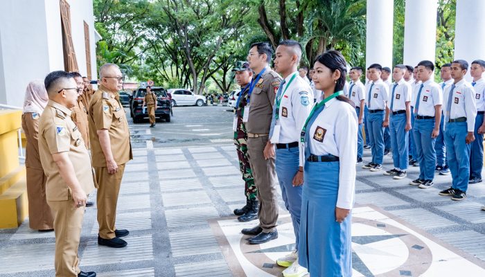 Wakil Bupati H. Furqanuddin Masulili, Buka Pusdiklat Calon Paskibraka Kabupaten Banggai Tahun 2025