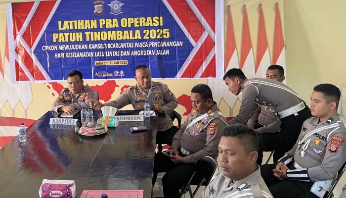 Pentingnya Latpraops, Kapolres Bangkep Pastikan Operasi Patuh Tinombala 2025 Berjalan Lancar