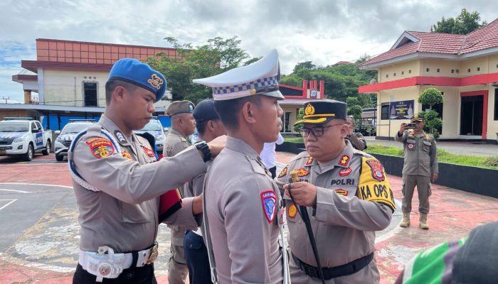 Polres Bangkep Siap Tingkatkan Disiplin Lalu Lintas Demi Indonesia Emas, Dalam Operasi Patuh 2025