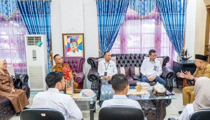 Wabup Banggai H. Furqanuddin Masulili, Terima Kunjungan Tim Badan Bank Tanah