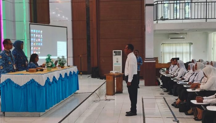 Kaban BKPSDM Bangkep, Buka Sosialisasi MOOC Terkait Kurikulum Pengenalan Tupoksi ASN