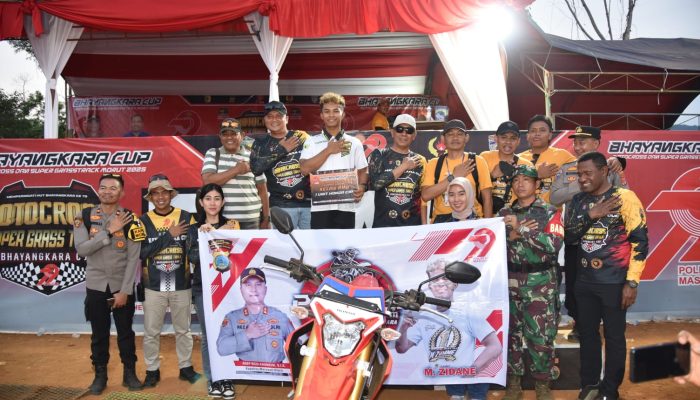 Kapolres Morut Tutup Rangkaian Semarak Hari Bhayangkara, Event Motocross Super Grasstrack Bhayangkara Cup 2025 Resmi Ditutup