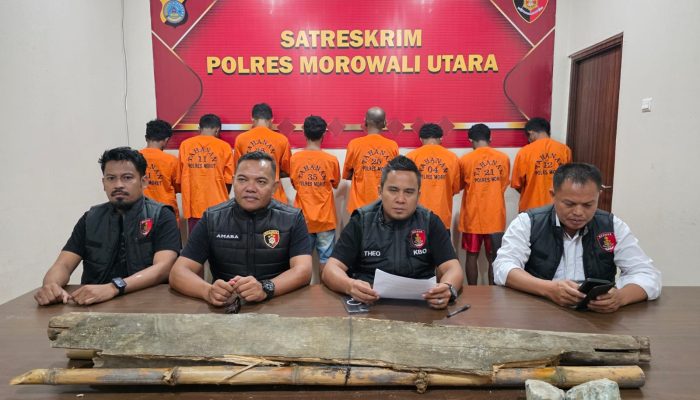 Pasca Bentrokan Desa Bimor Jaya-Keuno, Polres Morowali Utara Tetapkan Delapan Tersangka