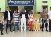 Bhabinkamtibmas dan Anggota Reserse Lakukan Restorative Justice, Atas Kasus Pemukulan Guru Terhadap Murid Saat Apel Pagi