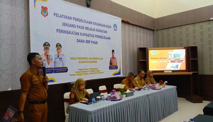 Disdikbud Banggai Gelar Pelatihan Pengelolaan Keuangan BOS PAUD, Terintegrasi Program Gerbang Cerdas