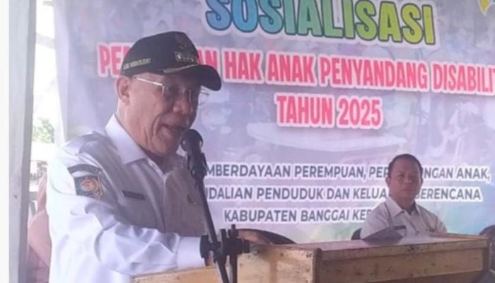 Bupati Rusli Moidady Buka Sosialisasi Pemenuhan Hak Anak Penyandang Disabilitas 2025