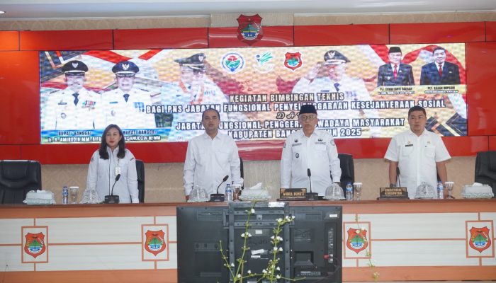 Wabup Furqanuddin Buka Secara Resmi, Bimtek Jabatan Fungsional Penyelenggaraan Kesejahteraan Sosial PNS Lingkup Pemkab Banggai