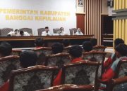 Bupati Bangkep Rusli Moidady, Resmi Lepas Kontingen Gala Siswa Tingkat  SMP ke Provinsi Sulteng