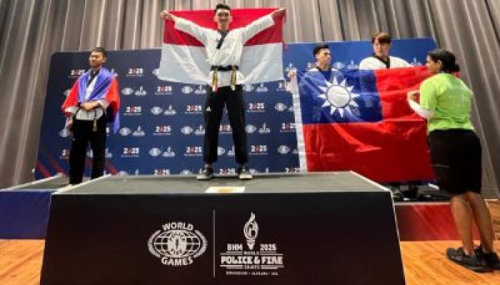 Kado Istimewa Hari Bhayangkara Ke-79, Atlet Taekwondo Polda Sulteng Sumbang 2 Emas Dalam Ajang WPFG 2025 di Birmingham Amerika