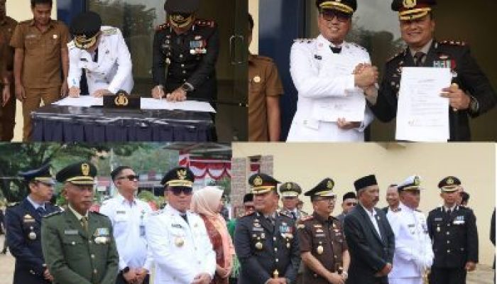 HUT Bhayangkara ke-79, Bupati Morut Serahkan Bangunan Baru Untuk Polres Sebagai Simbol Sinergitas
