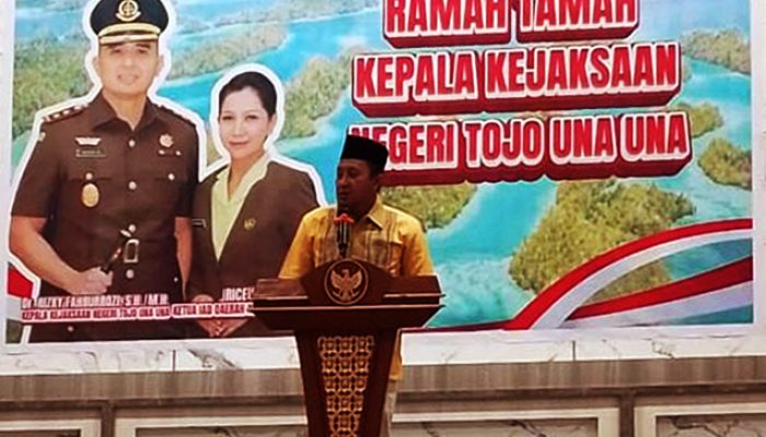 Penyambutan  Dr. Rizky Fahrurozi, SH, MH sebagai kajari diantara kehangatan dan harapan  baru penguatan penegakan hukum di Kabupaten  Tojo Una Una
