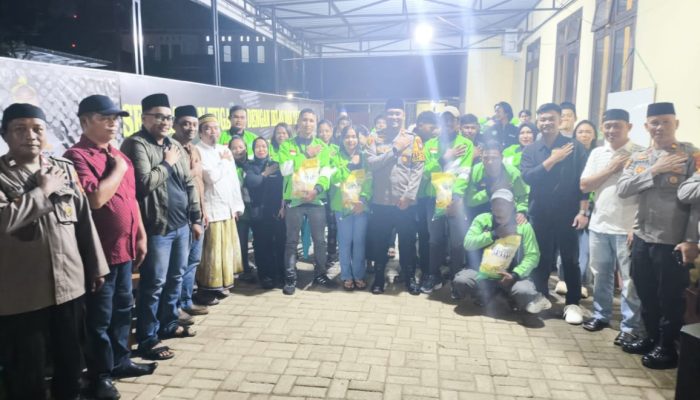 Polres Morowali Utara, Silahturahmi Dengan Komunitas Ojek dan Ajak Jaga Kamtibmas