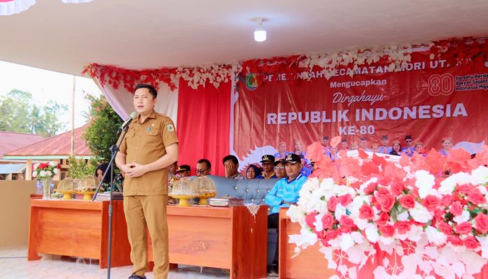 Plt. Kepala Diskominfo Morut, Buka Kegiatan Pekan Olahraga Dalam Rangka Peringatan HUT RI Ke-80 Di Kecamatan Mori Utara
