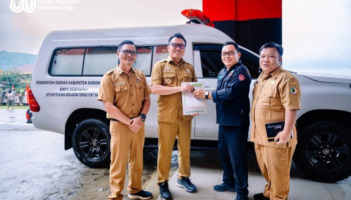 Layanan Kesehatan Morut Melesat, Dua Ambulans Baru Diserahkan