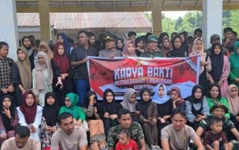 Koramil Liang Gelar Karya Bakti TNI, Bersinergi Dengan Camat, Polsek, SMK dan Masyarakat