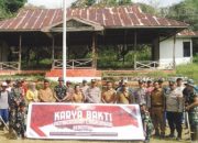 Koramil 1308-12 Bulagi Bersama Polsek, Kecamatan, Sekolah dan Masyarakat, Gelar Karya Bhakti Peringati HUT RI ke-80