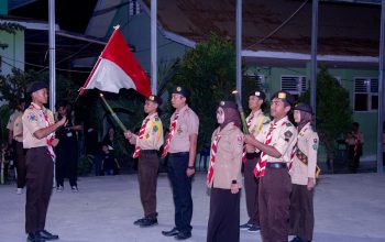 Peringati Hari Pramuka Ke-64, Kwarcab Banggai Gelar Upacara Ulang Janji
