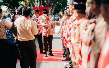Peringatan Hari Pramuka Ke-64, Bupati Amirudin: Pramuka Dukung Program Ketahanan Pangan