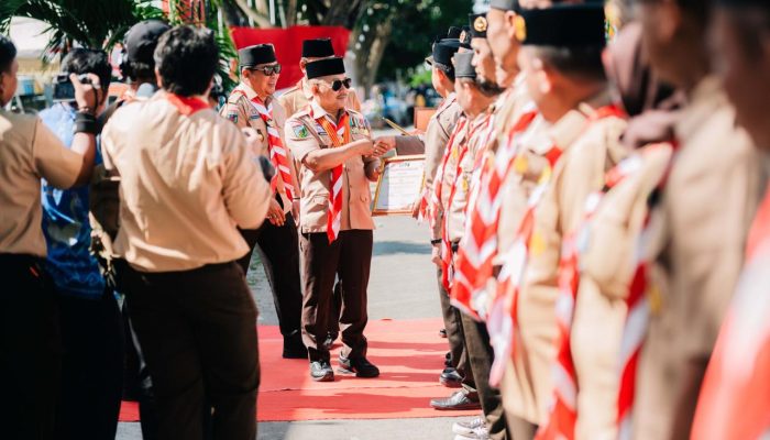 Peringatan Hari Pramuka Ke-64, Bupati Amirudin: Pramuka Dukung Program Ketahanan Pangan