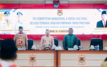 Seleksi Terbuka Jabatan Tinggi Pratama Sekda Banggai, Bupati Amirudin: Pintar Saja Tak Cukup, Integritas Harus Nomor Satu