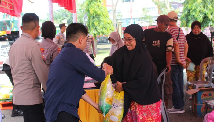 Kick Off GPM Serentak, Polda Sulteng Distribusi Beras SPHP 82,750 Ton Untuk Masyarakat di 41 Titik