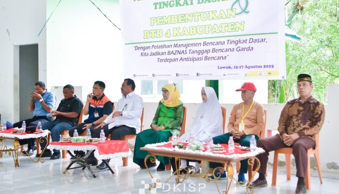 Baznas Tanggap Bencana (BTB) 4 Resmi Dibentuk di Banggai, Asisten II Apresiasi Peran Strategis Baznas Dalam Tanggulangi Bencana