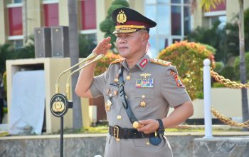 Pimpin Upacara Hari Juang Polri, Kapolda Sulteng : Polri Hadir Untuk Rakyat, Bersama Wujudkan Indonesia Maju