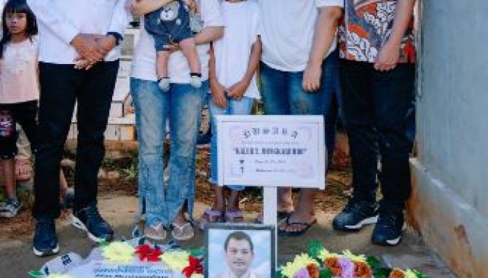 Bupati dan Wabup Morut, Hadiri Pemakaman Kaleb Mongkarembo di Desa Korololama
