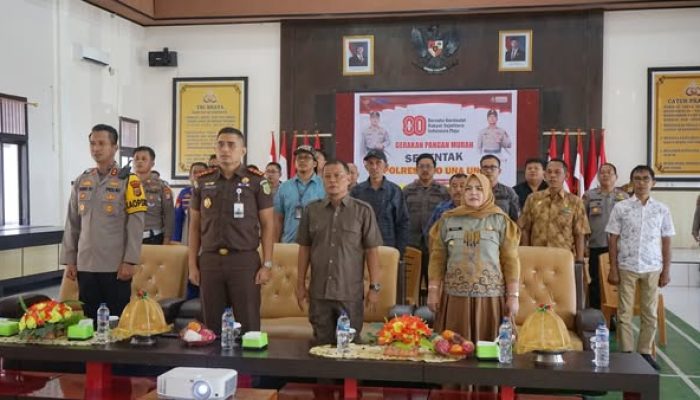 Launching Gerakan Pangan Murah, Komitmen Jaga Ketersediaan dan Keterjangkauan Pangan di Tojo Una Una