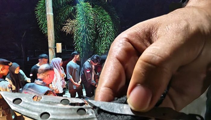 Giat KRYD Polres Tojo Una-Una Berhasil Menyita  Sajam di Taman JH Ampana