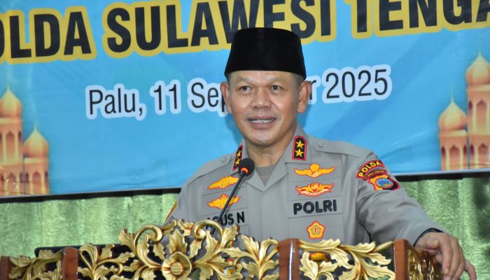 Peringatan Maulid Nabi Muhammad SAW, Kapolda Sulteng : Meneladani Ahklak Rasulullah Untuk Mewujudkan Polri Presisi