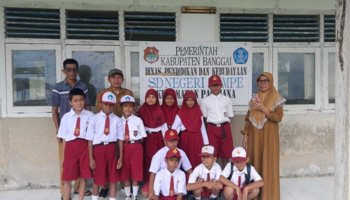 SDN Tampe Sukses Gelar ANBK Perdana Berbasis Komputer, Dengan Dukungan Disdikbud Banggai