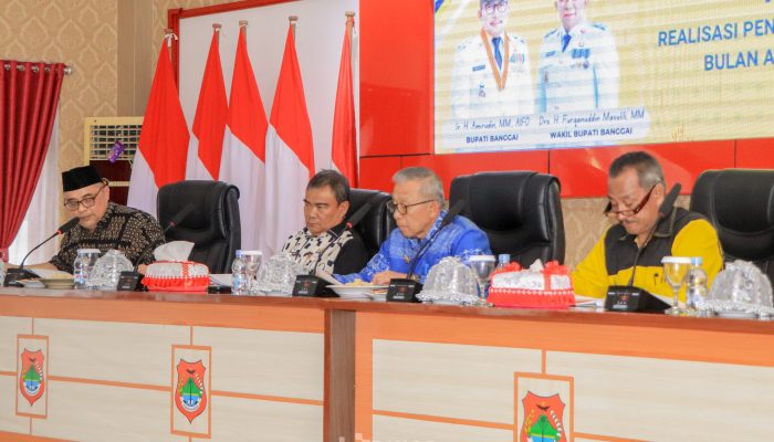 Wabup Furqanuddin, Evaluasi Realisasi Serapan Anggaran APBD Banggai