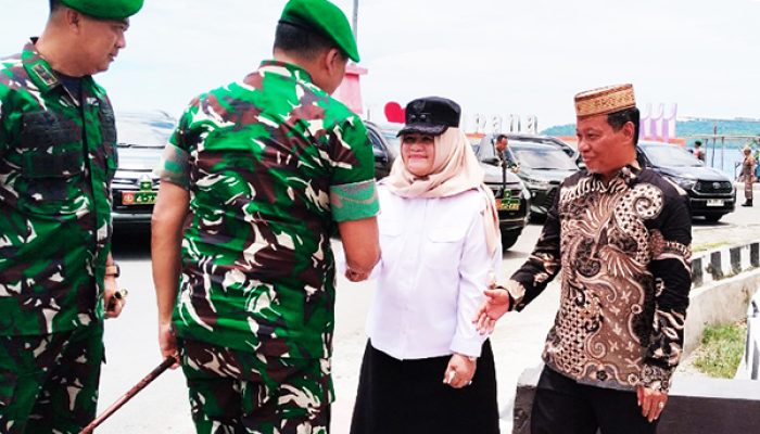 Kunjungan Perdana Pangdam XXIII Palaka Wira ke Ke kabupaten Tojo Una Una