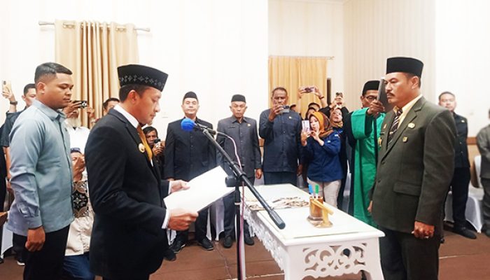 Alfian Matajeng resmi dilantik Sekretris Daerah Kabupaten Tojo Una Una