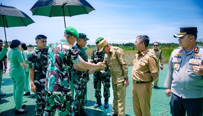 Wabup Morut Sambut Langsung Pangdam XXIII/Palaka Wira, di Bandara Maleo Morowali