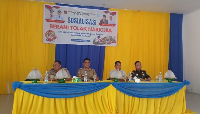 Dinas Sosial Gandeng Polres Banggai, Gelar Sosialisasi Bahaya Narkoba Bagi Pelajar