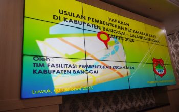Verifikasi Lapangan Rencana Pemekaran Kecamatan di Kabupaten Banggai, Tuntas Dilaksanakan