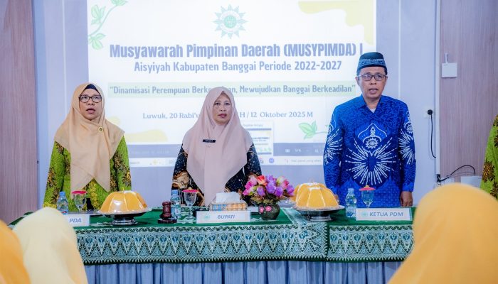 Staf Ahli Bupati Bidang SDM dan Kesra, Buka Muspimda I Aisyiyah Kabupaten Banggai