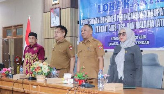 Kolaborasi Lintas Sektor Diperkuat Dalam Lokakarya Perencanaan Penanggulangan AIDS, TBC, dan Malaria di Banggai