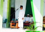 Bupati Pimpin Apel Peringatan Hari Santri Nasional ke 10  di Pesantren Bantuga