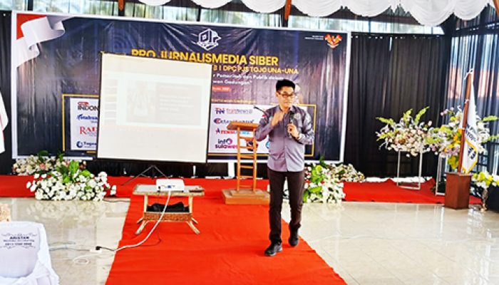 Ketum DPP PJS Membangun Prespektif Pers Pada Seminar di Kabupaten Tojo Una Una