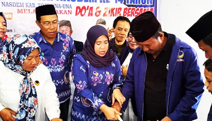 DPD Partai NasDem Kabupaten Tojo Una-Una Gelar Puncak Peringatan HUT ke-14 Partai NasDem