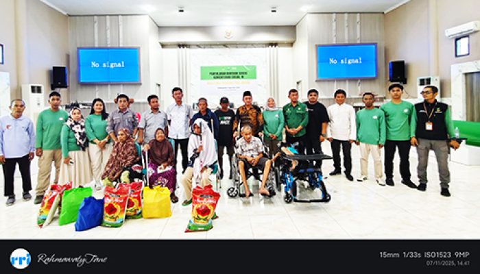 Atensi Kemensos Beri Bantuan Pada Disabilitas, Lansia dan Kelompok Rentan diKabupaten  Tojo Una Una