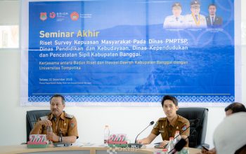 Gelar Survey Kepuasan Masyarakat, Pemda Banggai Siap Tingkatkan Kualitas Pelayanan