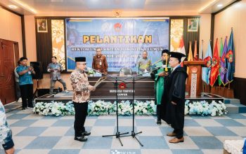 Lantik Rektor Untika Periode 2025-2029, Bupati Banggai : Pemimpin Visioner Bagi Kemajuan Universitas