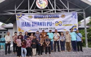Sambut Hari Bakti PU ke-80, Kadis PUPR Banggai dan Tim Berbagi di Panti Asuhan GKLB Kasih Bunda Luwuk